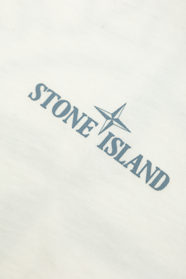 Stone Island Junior T-shirt com logótipo