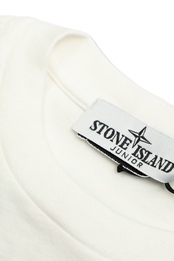 Stone Island Junior T-shirt com logótipo