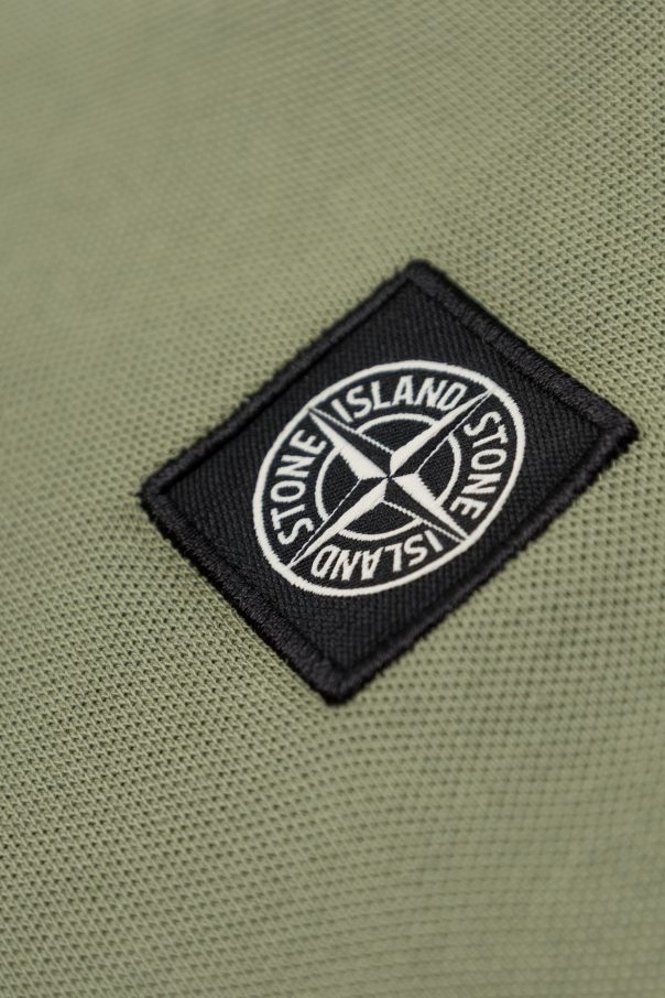 Stone Island Junior Polo z naszywką logo