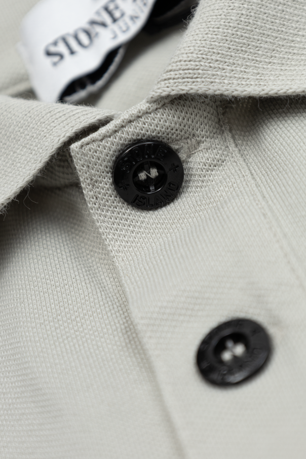 Stone Island Junior Polo z naszywką logo