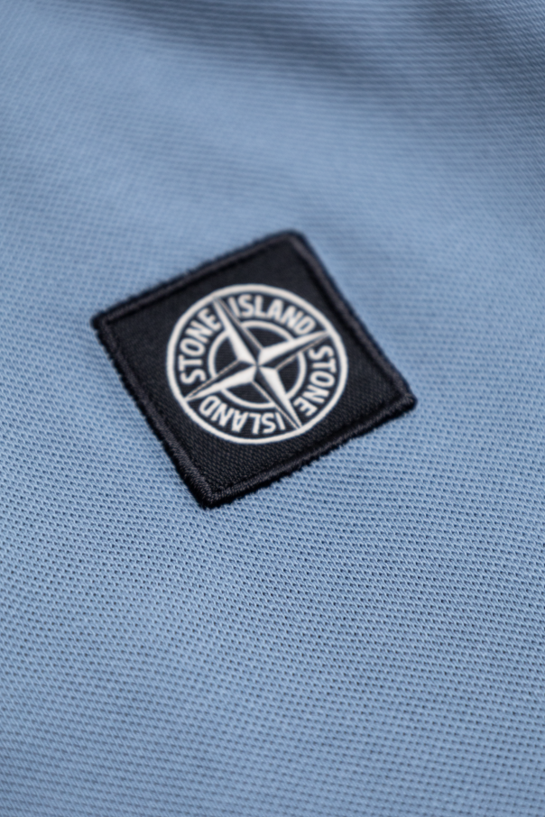 Stone Island Junior Polo with logo patch