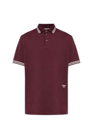 Polo with embroidered logo