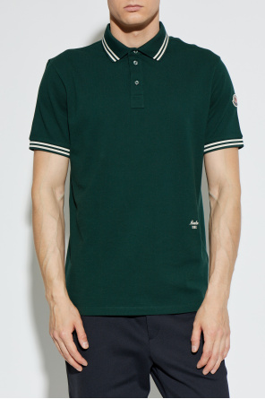Moncler Polo con logo bordado