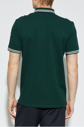 Moncler Polo con logo bordado