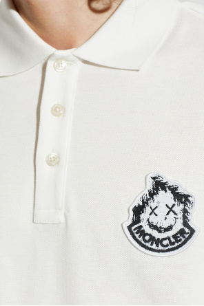 Moncler Polo z naszywką z logo