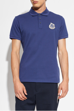 Moncler Polo z naszywką z logo