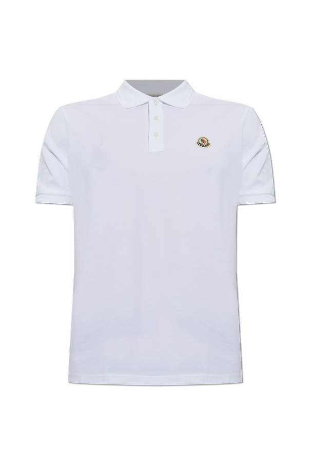 Moncler Logo patch polo shirt