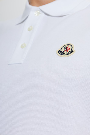 Moncler Logo patch polo shirt