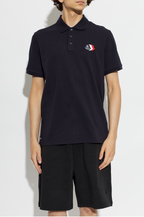 Moncler Polo shirt with logo patch