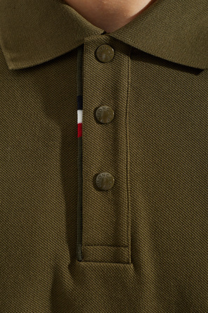 Moncler Polo mit Logo-Aufnäher