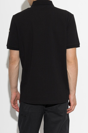 Moncler Polo with logo patch