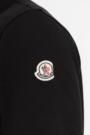 Moncler Polo with logo patch