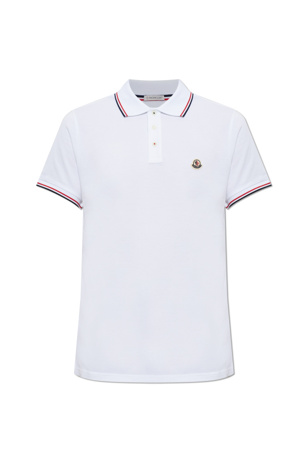 Moncler Polo z naszywką logo