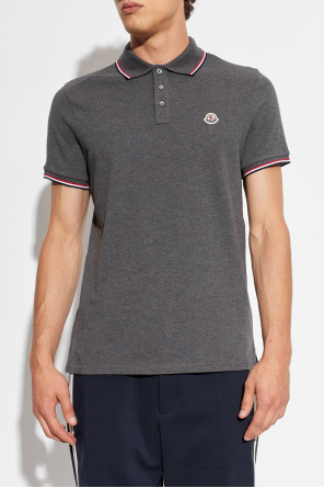 Moncler Polo z naszywką z logo