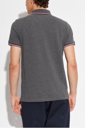 Moncler Polo z naszywką z logo