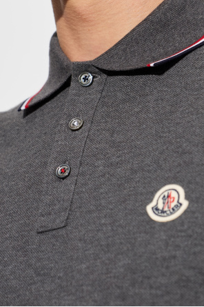 Moncler Polo z naszywką z logo