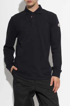 Moncler Polo with logo patch