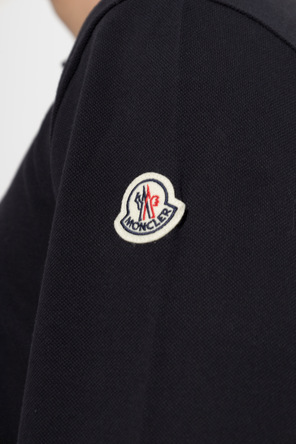 Moncler Polo with logo patch