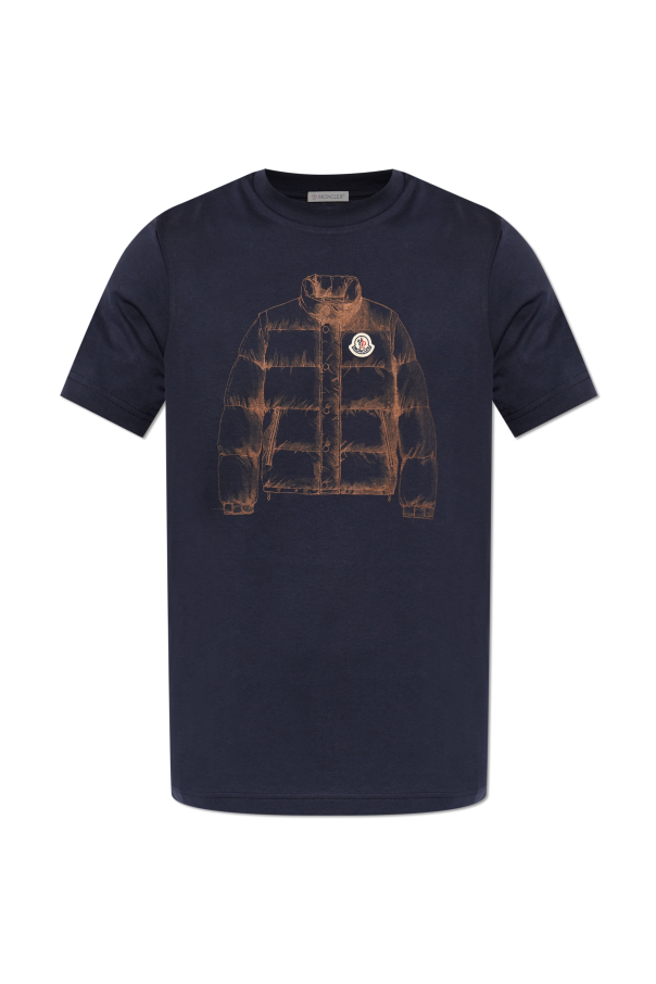T-shirt with print od Moncler