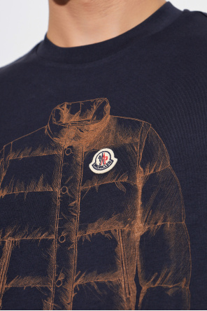 Moncler T-shirt z nadrukiem