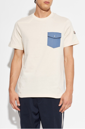Moncler T-shirt z kieszenią
