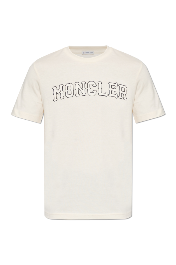 T-shirt with printed logo od Moncler