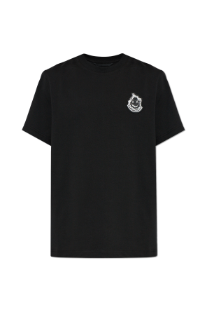 T-shirt with logo patch