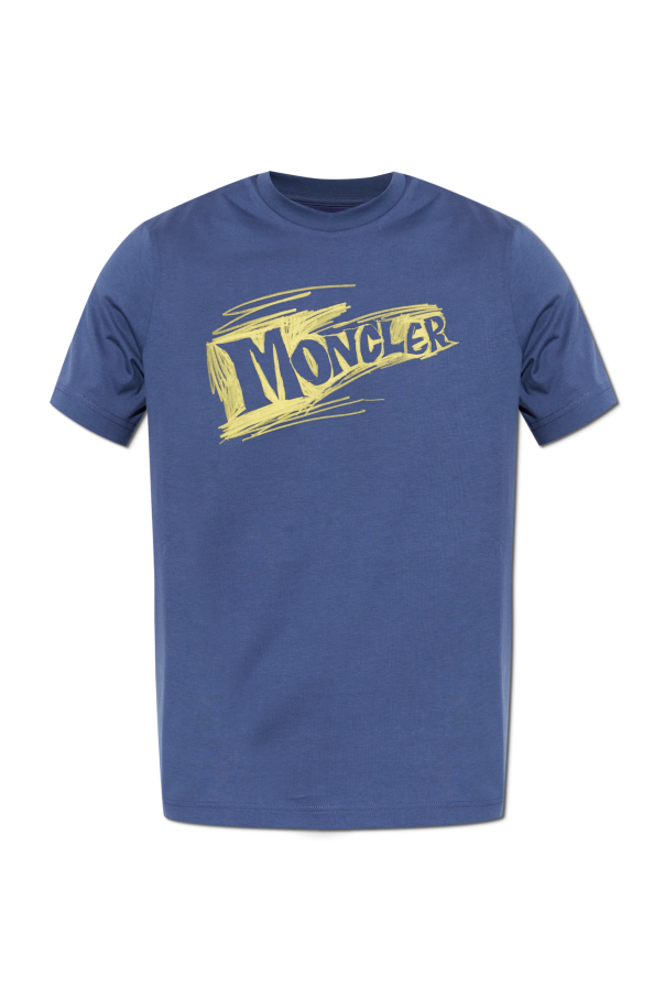 T-shirt with printed logo od Moncler