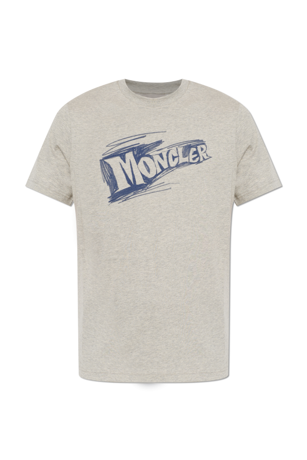 T-shirt with printed logo od Moncler
