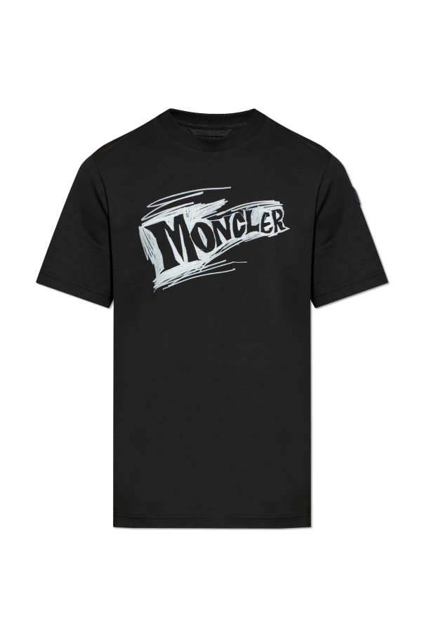 T-shirt with printed logo od Moncler