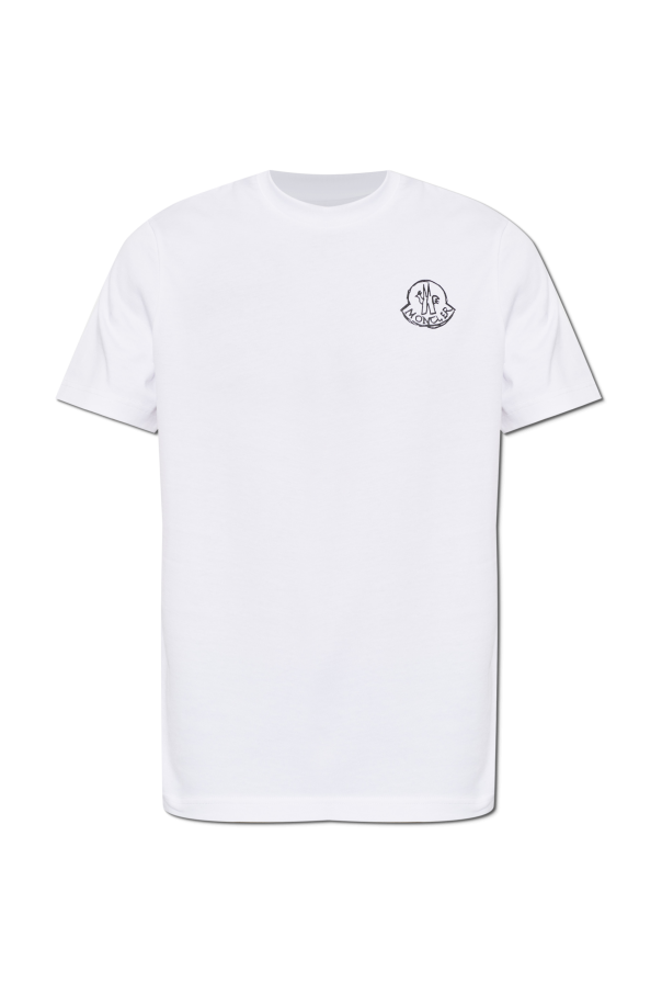 T-shirt with printed logo od Moncler