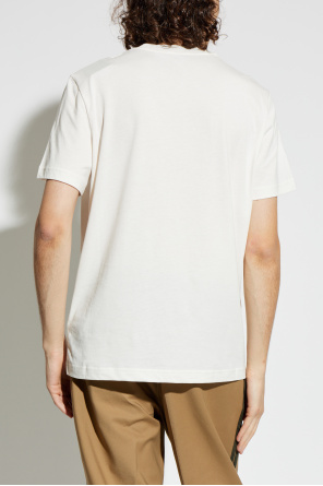 Moncler T-shirt z naszywką z logo