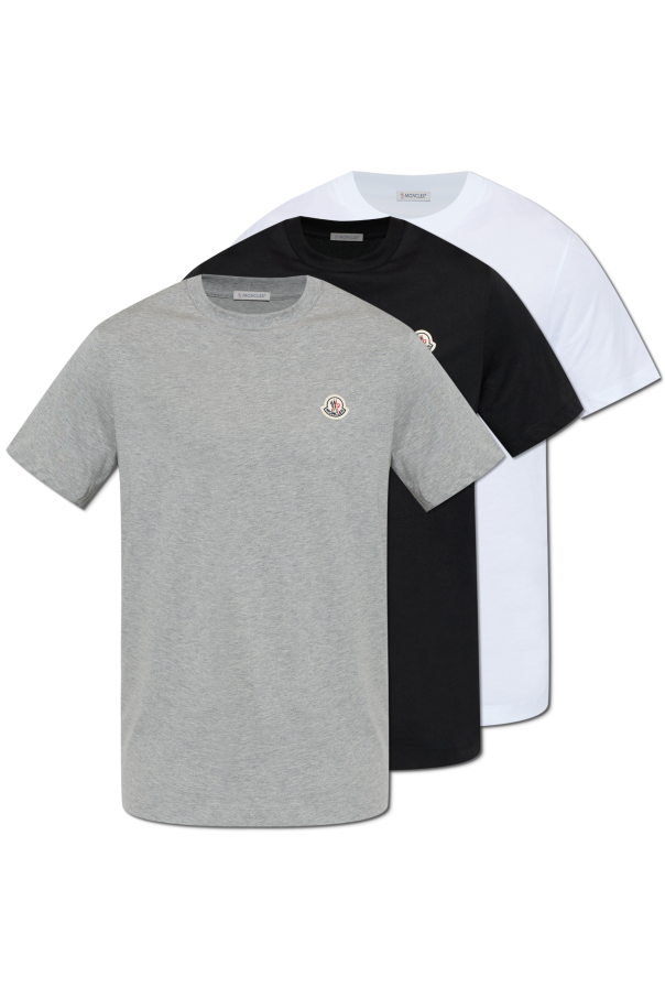 Moncler Three-pack of t-shirts