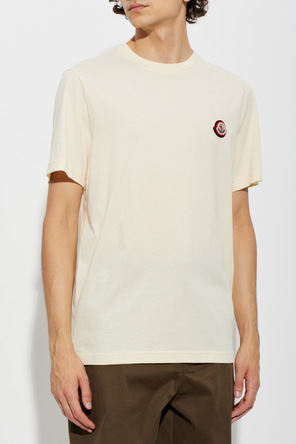 Moncler T-Shirt mit Logo-Aufnäher