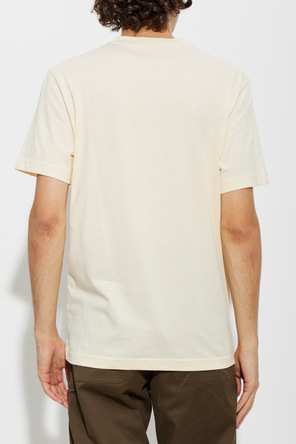 Moncler T-Shirt mit Logo-Aufnäher