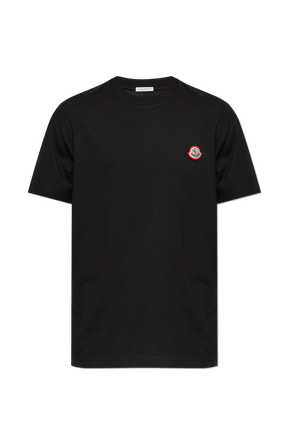 T-shirt with logo patch
