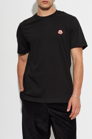 Moncler T-Shirt mit Logo-Patch