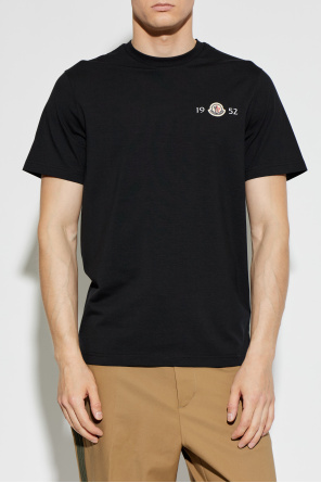 Moncler Camiseta con parche con logo