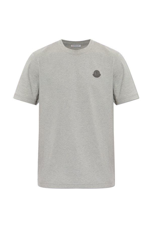 T-shirt with logo patch od Moncler
