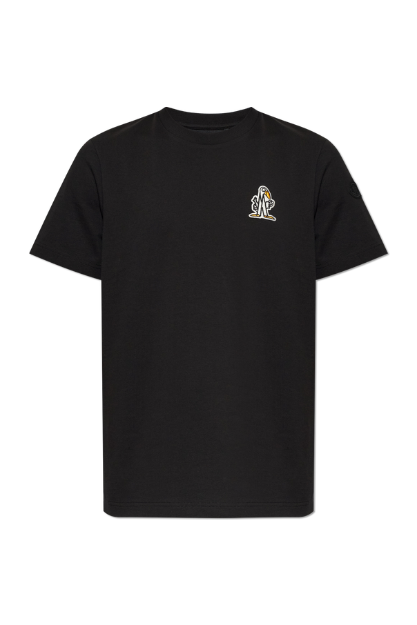 T-shirt with patch od Moncler