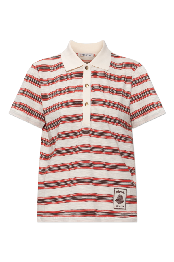 Moncler Polo mit Streifenmuster