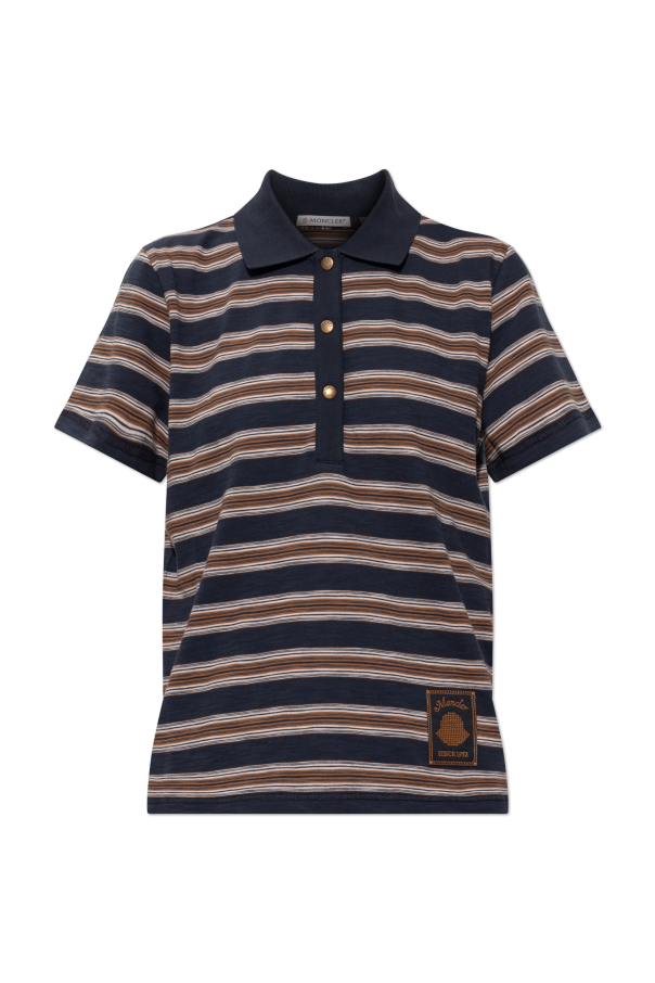 Moncler Polohemd mit Streifenmuster