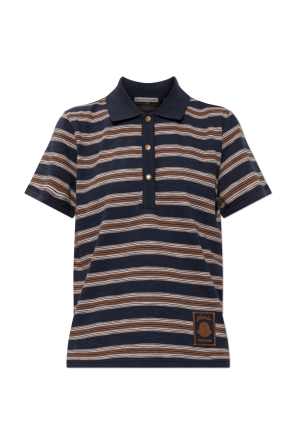 Striped pattern polo