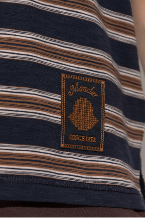 Moncler Polohemd mit Streifenmuster