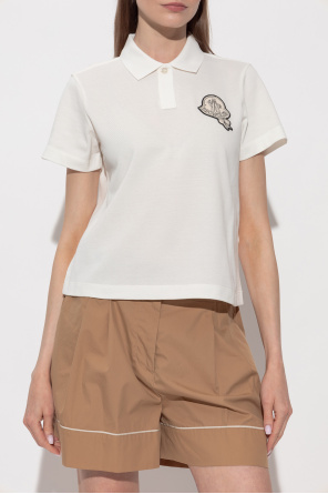 Moncler Polo mit Logo-Patch
