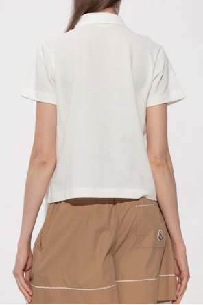 Moncler Polo mit Logo-Patch