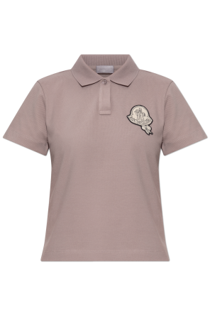 Polo z naszywką z logo