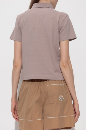 Moncler Polo mit Logo-Patch
