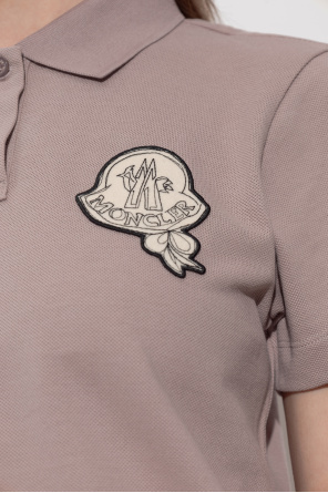Moncler Polo mit Logo-Patch
