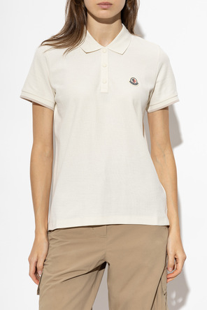 Moncler Logo patch polo shirt